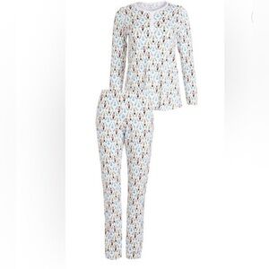 Roller Rabbit Pajamas PJs Sugar Plum Party Nutcracker Print S XS